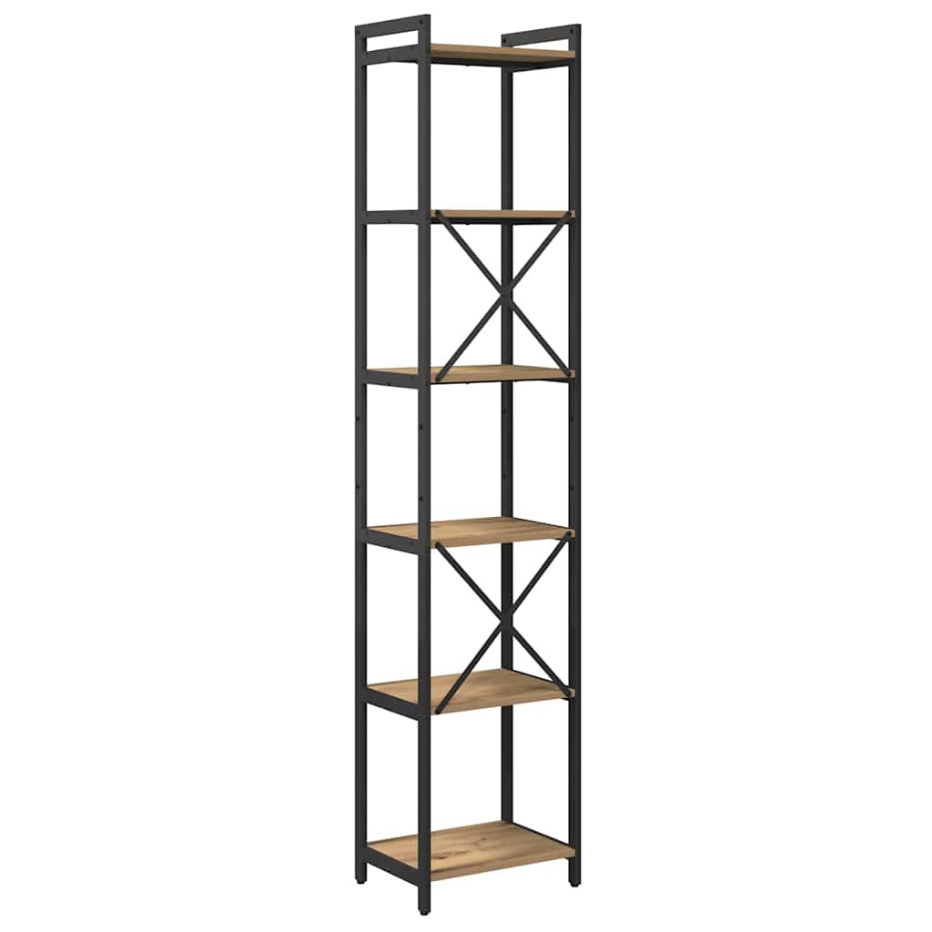 Bookcase Artisan oak 40 x 30 x 188 cm Engineered wood